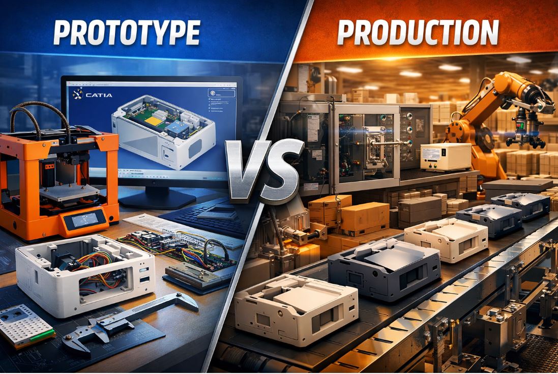 Prototype vs Production